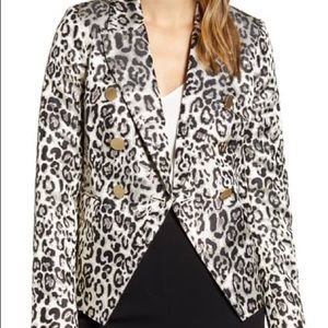 NWT Rachel Parcell Leopard Blazer